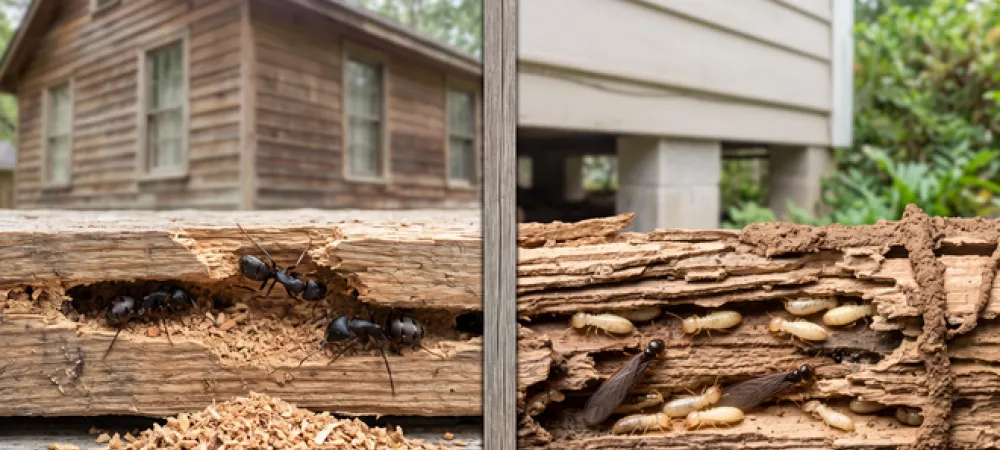 carpenter ant vs termite
