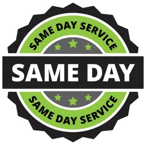 Same Day Service badge