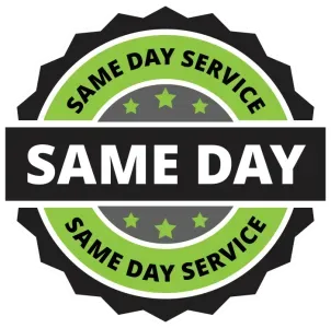 Same Day Service Badge