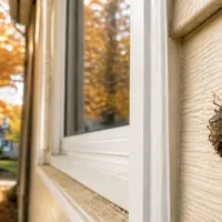 stink bug on the side of the house in the fall